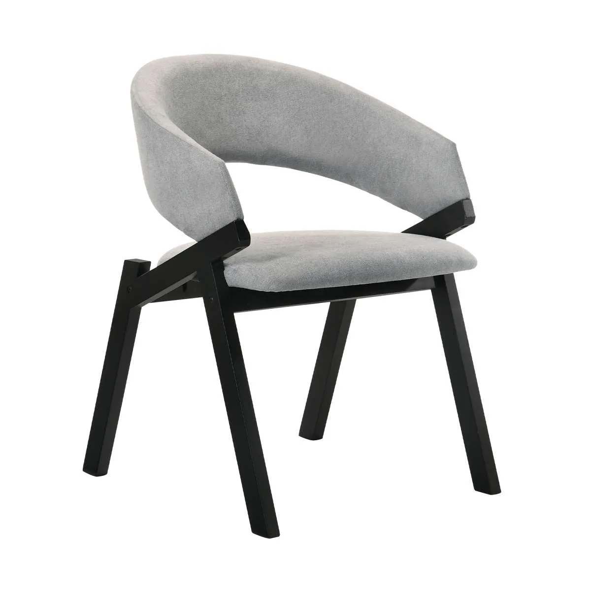 Westmont and Talulah Grey and Black 5 Piece Dining Set By Armen Living