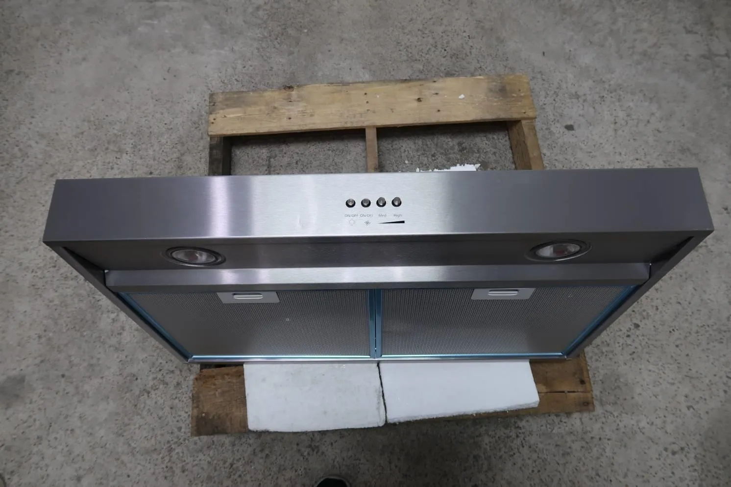 Whirlpool 30" 265 CFM LED Task Lighting Under Cabinet SS Range Hood  WVU37UC0FS