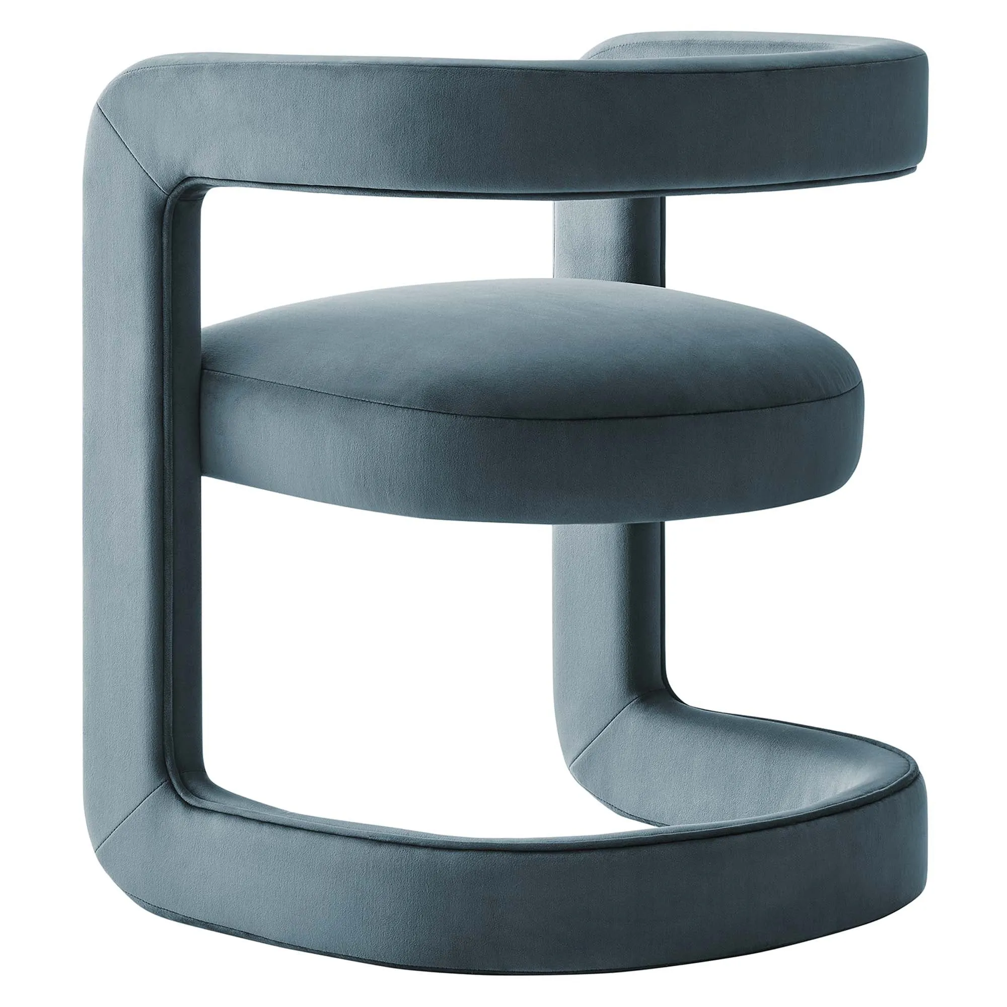 Winslow Barrel Performance Velvet Dining Chair  by Modway