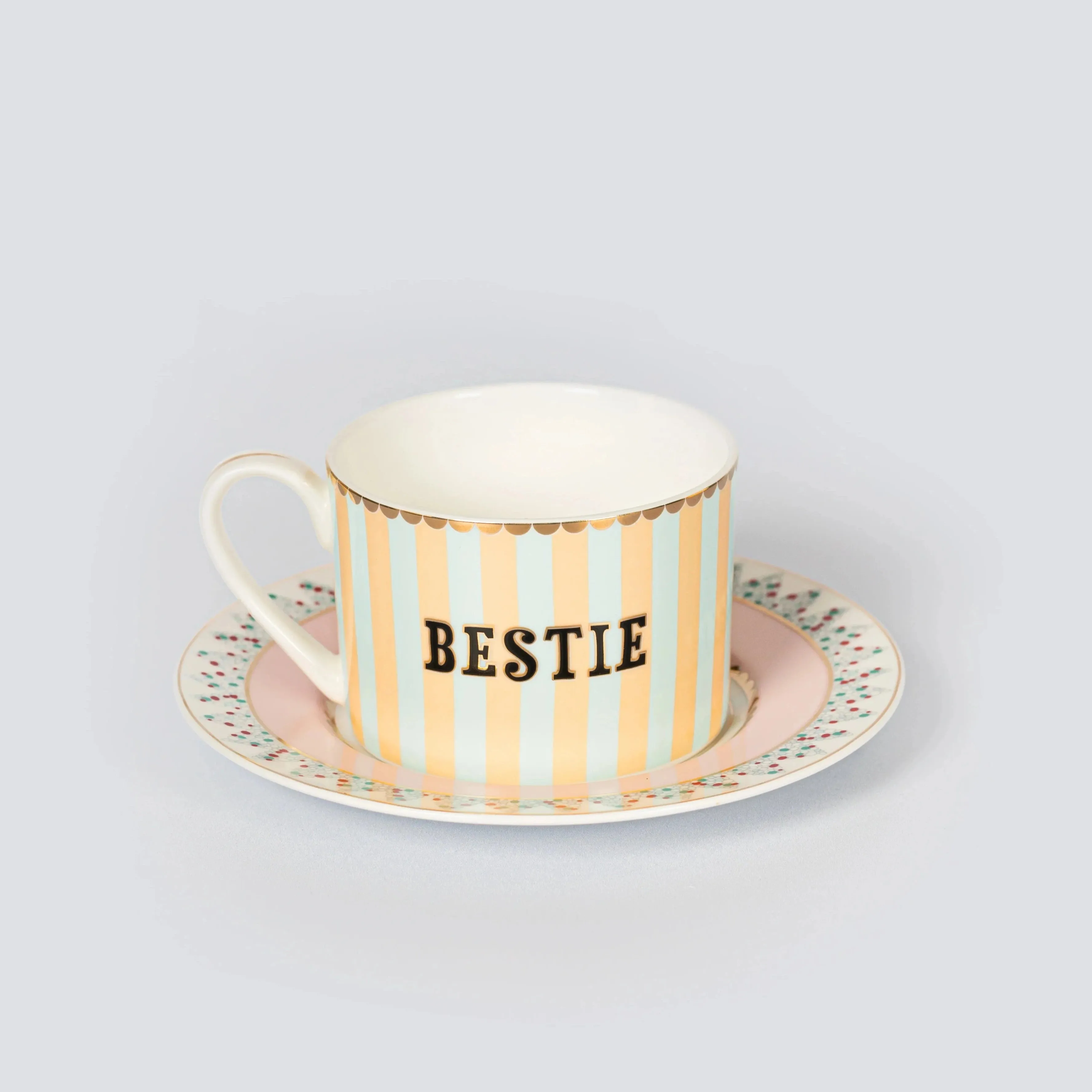 Yvonne Ellen Bestie Teacup & Saucer