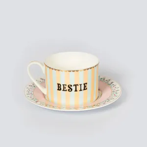 Yvonne Ellen Bestie Teacup & Saucer