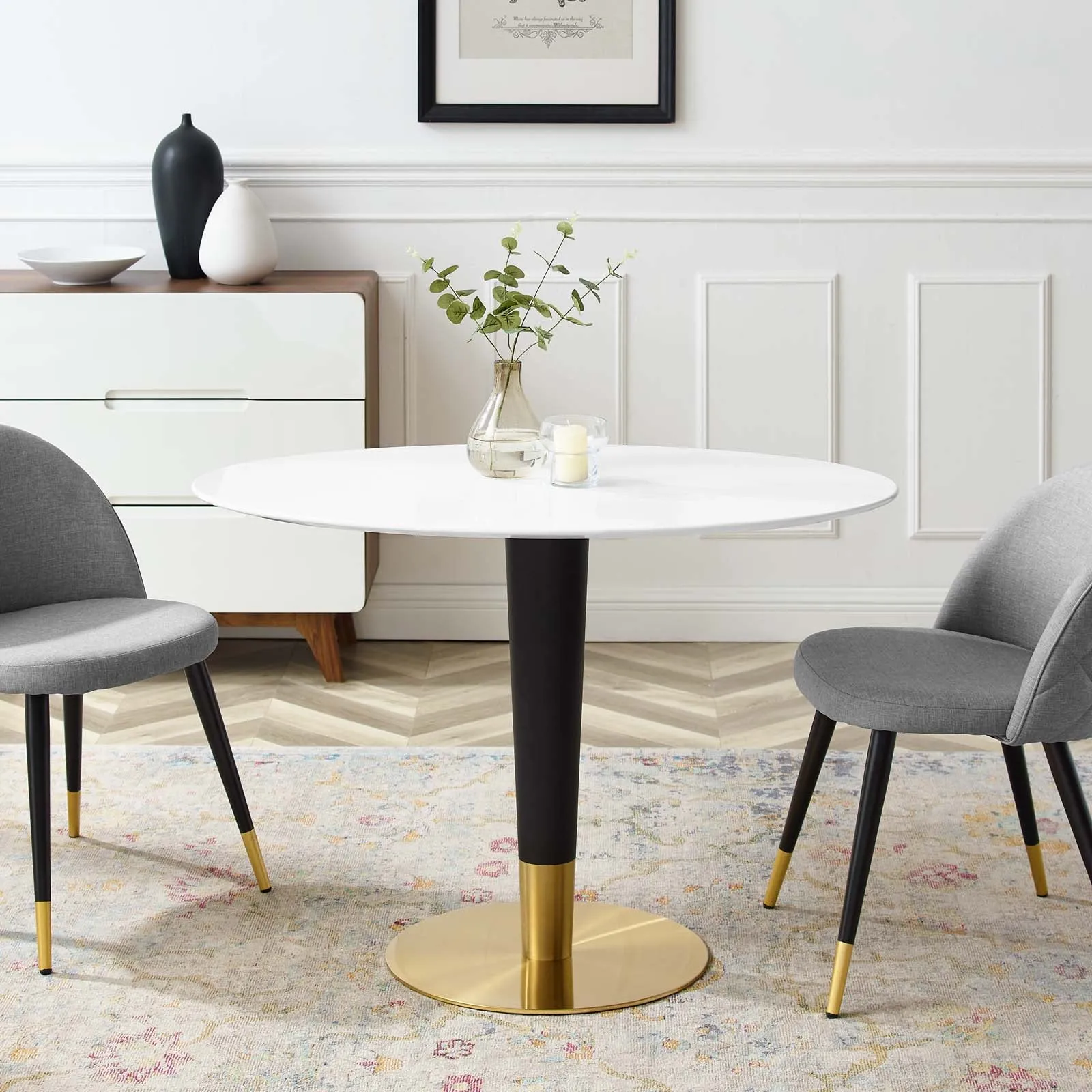 Zinque 42" Oval Dining Table By Modway - EEI-5124